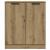 Dulap, 3 buc., stejar artizanal, 60x30x70 cm, lemn prelucrat GartenMobel Dekor