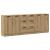 Dulap, 3 buc., stejar artizanal, 60x30x70 cm, lemn prelucrat GartenMobel Dekor