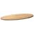 Blat de masă 80x40x2 cm lemn masiv de stejar oval GartenMobel Dekor