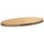 Blat de masă 80x40x4 cm lemn masiv de stejar oval GartenMobel Dekor
