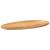 Blat de masă maro deschis 80x40x2 cm lemn masiv de stejar oval GartenMobel Dekor