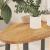 Blat de masă maro deschis 80x40x2 cm lemn masiv de stejar oval GartenMobel Dekor