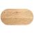 Blat de masă 80x40x2 cm lemn masiv de stejar oval GartenMobel Dekor
