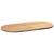 Blat de masă 80x40x2 cm lemn masiv de stejar oval GartenMobel Dekor