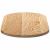 Blat de masă 80x40x2 cm lemn masiv de stejar oval GartenMobel Dekor