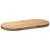 Blat de masă 80x40x4 cm lemn masiv de stejar oval GartenMobel Dekor
