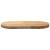 Blat de masă 80x40x4 cm lemn masiv de stejar oval GartenMobel Dekor