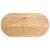 Blat de masă 80x40x4 cm lemn masiv de stejar oval GartenMobel Dekor