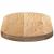 Blat de masă 80x40x4 cm lemn masiv de stejar oval GartenMobel Dekor