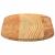 Blat de masă maro deschis 80x40x2 cm lemn masiv de stejar oval GartenMobel Dekor