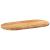 Blat de masă maro deschis 80x40x2 cm lemn masiv de stejar oval GartenMobel Dekor