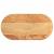 Blat de masă maro deschis 80x40x2 cm lemn masiv de stejar oval GartenMobel Dekor