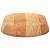 Blat de masă maro deschis 100x50x2 cm lemn masiv de stejar oval GartenMobel Dekor