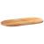 Blat de masă maro deschis 100x50x2 cm lemn masiv de stejar oval GartenMobel Dekor