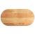 Blat de masă maro deschis 100x50x2 cm lemn masiv de stejar oval GartenMobel Dekor