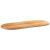 Blat de masă maro deschis 140x60x2 cm lemn masiv de stejar oval GartenMobel Dekor