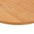 Blat de masă maro deschis 140x60x2 cm lemn masiv de stejar oval GartenMobel Dekor