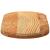 Blat de masă maro deschis 80x40x4 cm lemn masiv de stejar oval GartenMobel Dekor