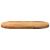 Blat de masă maro deschis 80x40x4 cm lemn masiv de stejar oval GartenMobel Dekor