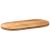 Blat de masă maro deschis 100x50x4 cm lemn masiv de stejar oval GartenMobel Dekor