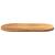 Blat de masă maro deschis 120x60x4 cm lemn masiv de stejar oval GartenMobel Dekor