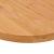 Blat de masă maro deschis 120x60x4 cm lemn masiv de stejar oval GartenMobel Dekor