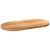 Blat de masă maro deschis 120x60x4 cm lemn masiv de stejar oval GartenMobel Dekor