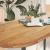 Blat de masă maro deschis 140x60x4 cm lemn masiv de stejar oval GartenMobel Dekor