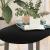 Blat de masă maro închis 80x40x2 cm lemn masiv de stejar oval GartenMobel Dekor