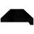Pervaz 2 buc lemn masiv de Maro închis 90x20x2 cm GartenMobel Dekor