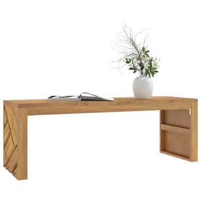 Masuta de cafea 110x35x38 cm din lemn masiv de tec GartenMobel Dekor