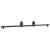 Set feronerie pentru ușă glisantă, negru, 183 cm, oțel GartenMobel Dekor