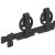 Set feronerie pentru ușă glisantă, negru, 183 cm, oțel GartenMobel Dekor