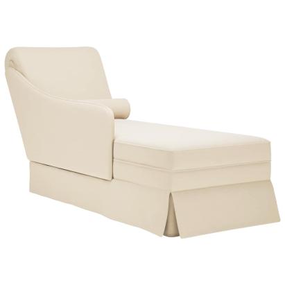 Șezlong cu șezlong și lenjerie pentru cotiera dreaptă GartenMobel Dekor