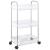 Cărucior de depozitare cu 3 niveluri transparent acrilic GartenMobel Dekor