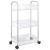 Cărucior de depozitare cu 3 niveluri transparent acrilic GartenMobel Dekor