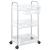 Cărucior de depozitare cu 3 niveluri transparent acrilic GartenMobel Dekor