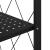 Raft de depozitare pe roți negru 71x34x88 cm oțel GartenMobel Dekor