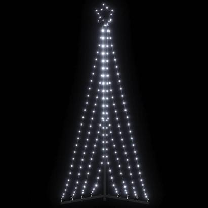 Lumină pentru brad de Crăciun 339 LED-uri alb rece 187 cm GartenMobel Dekor