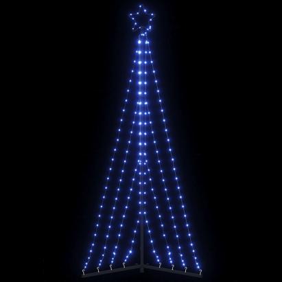 Instalație brad de Crăciun 339 LED-uri, albastru, 187 cm GartenMobel Dekor