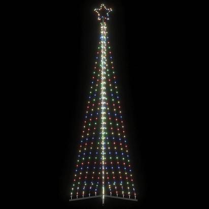 Instalație brad de Crăciun 495 LED-uri, colorat, 300,5 cm GartenMobel Dekor