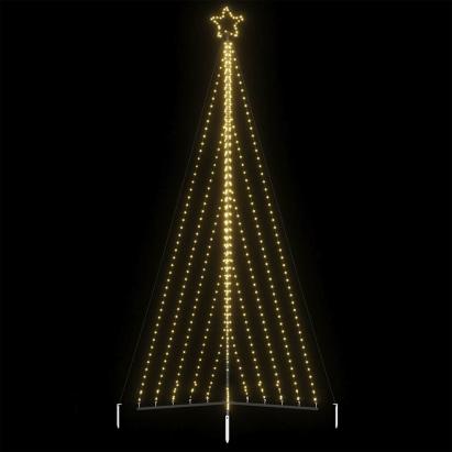 Instalație brad de Crăciun 570 LED-uri, alb cald, 399 cm GartenMobel Dekor
