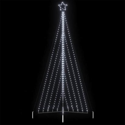 Instalație brad de Crăciun 570 LED-uri, alb rece, 399 cm GartenMobel Dekor
