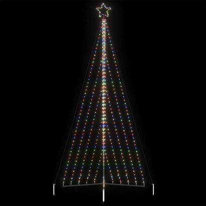 Instalație brad de Crăciun 570 LED-uri, colorat, 399 cm GartenMobel Dekor