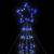 Con de lumină brad de Crăciun, 1534 LED-uri, albastru, 503 cm GartenMobel Dekor