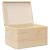 Cutie din lemn cu capac 40x30x23 cm din lemn masiv de pin GartenMobel Dekor