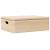 Cutie din lemn cu capac 40x30x23 cm din lemn masiv de pin GartenMobel Dekor