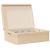 Cutie din lemn cu capac 40x30x23 cm din lemn masiv de pin GartenMobel Dekor