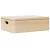 Cutie din lemn cu capac 40x30x23 cm din lemn masiv de pin GartenMobel Dekor