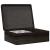 Cutie din lemn cu capac negru 40x30x13 cm lemn masiv de pin GartenMobel Dekor